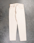 Studio D'Artisan FB-909 High Rise Tapered 14 Oz Denim Ivory