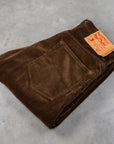 Studio D'Artisan FB-909 High Rise Tapered 9-Wale Corduroy Brown