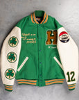 The Real McCoy's Wool Varsity Jacket Shamrocks