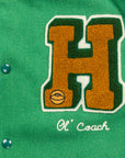 The Real McCoy's Wool Varsity Jacket Shamrocks