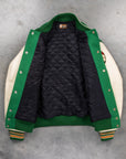 The Real McCoy's Wool Varsity Jacket Shamrocks