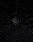 Buco Corduroy Strap-Back Cap Black