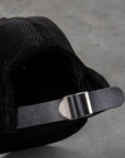 Buco Corduroy Strap-Back Cap Black