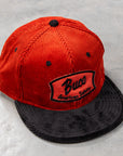 Buco Corduroy Strap-Back Cap Orange