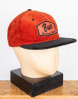 Buco Corduroy Strap-Back Cap Orange