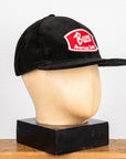 Buco Corduroy Strap-Back Cap Black