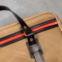 Croots Laptop bag Waxed Vintage Canvas Sand