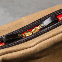 Croots Laptop bag Waxed Vintage Canvas Sand
