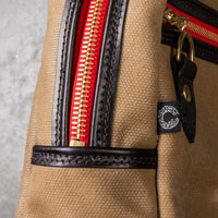 Croots Laptop bag Waxed Vintage Canvas Sand