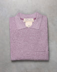 Remi Relief Polo Tee Purple Melange