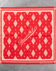 RRL Deco Cotton Bandana Turkey Red Cream