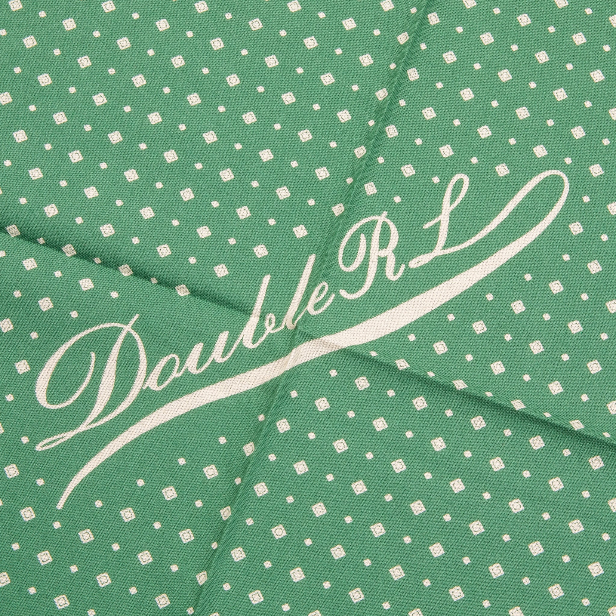 RRL Bolton Cotton Bandana Faded Green Cream – Frans Boone Store