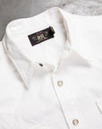 RRL Buffalo Western Shirt Heavy Poplin White