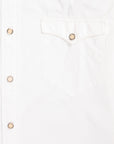 RRL Buffalo Western Shirt Heavy Poplin White