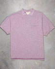 Remi Relief Polo Tee Purple Melange