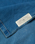 RRL Dockman Shirt Herringone Faded Indigo