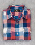 RRL Lee Shirt RL-704 Red Indigo