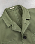 Massimo Alba Solex Cotton Canvas Jacket Salvia