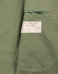 Massimo Alba Solex Cotton Canvas Jacket Salvia