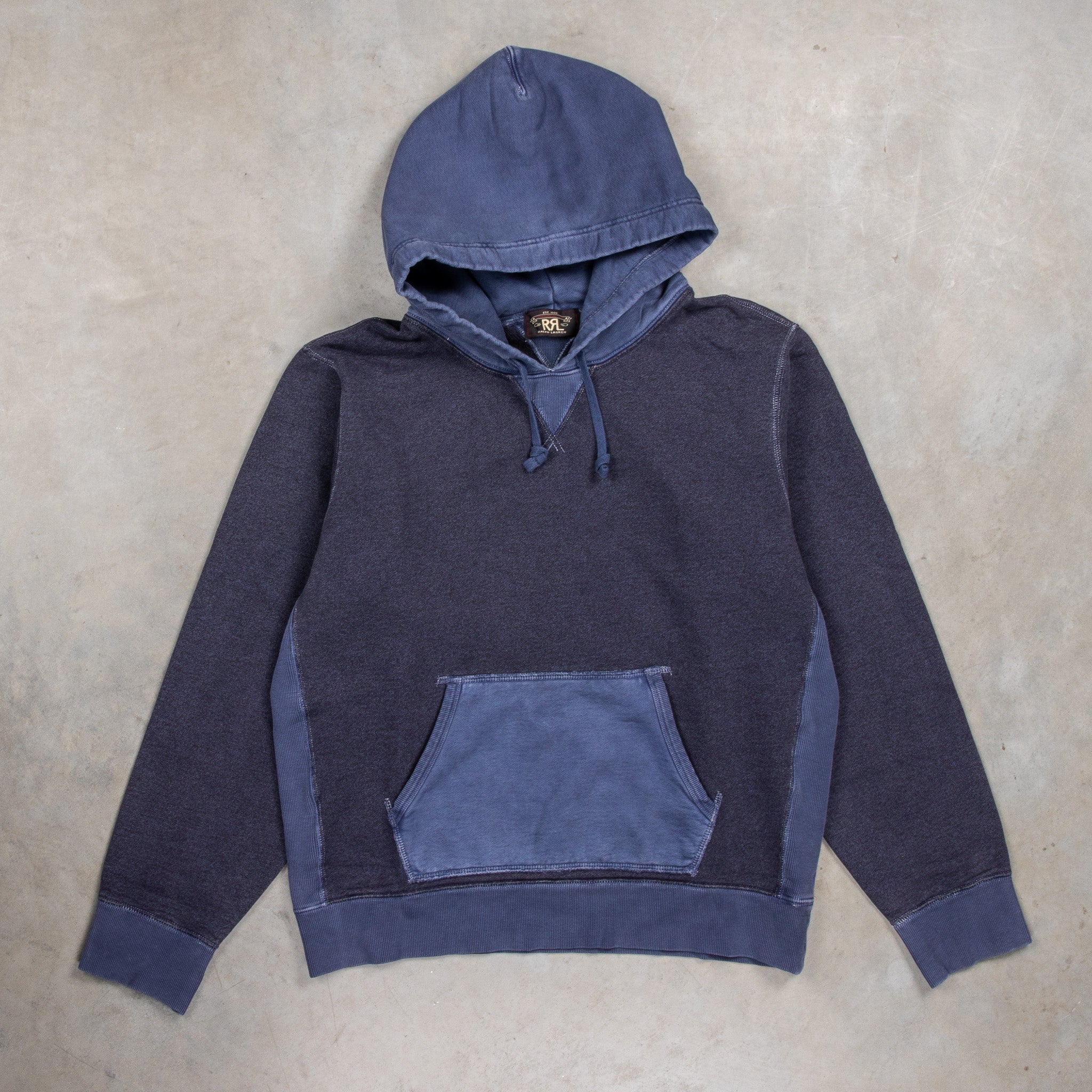 【RRL】PULLOVER HOODIE RRL Fleece Hoodie - Athletic Grey Heather – Berkeley Supply