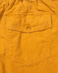 Remi Relief Corduroy Easy Shorts Mustard