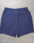 Remi Relief SP Finish Fleece Shorts Navy Blue