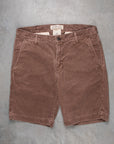 Remi Relief Corduroy Shorts Brown