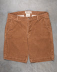 Remi Relief Corduroy Shorts Camel