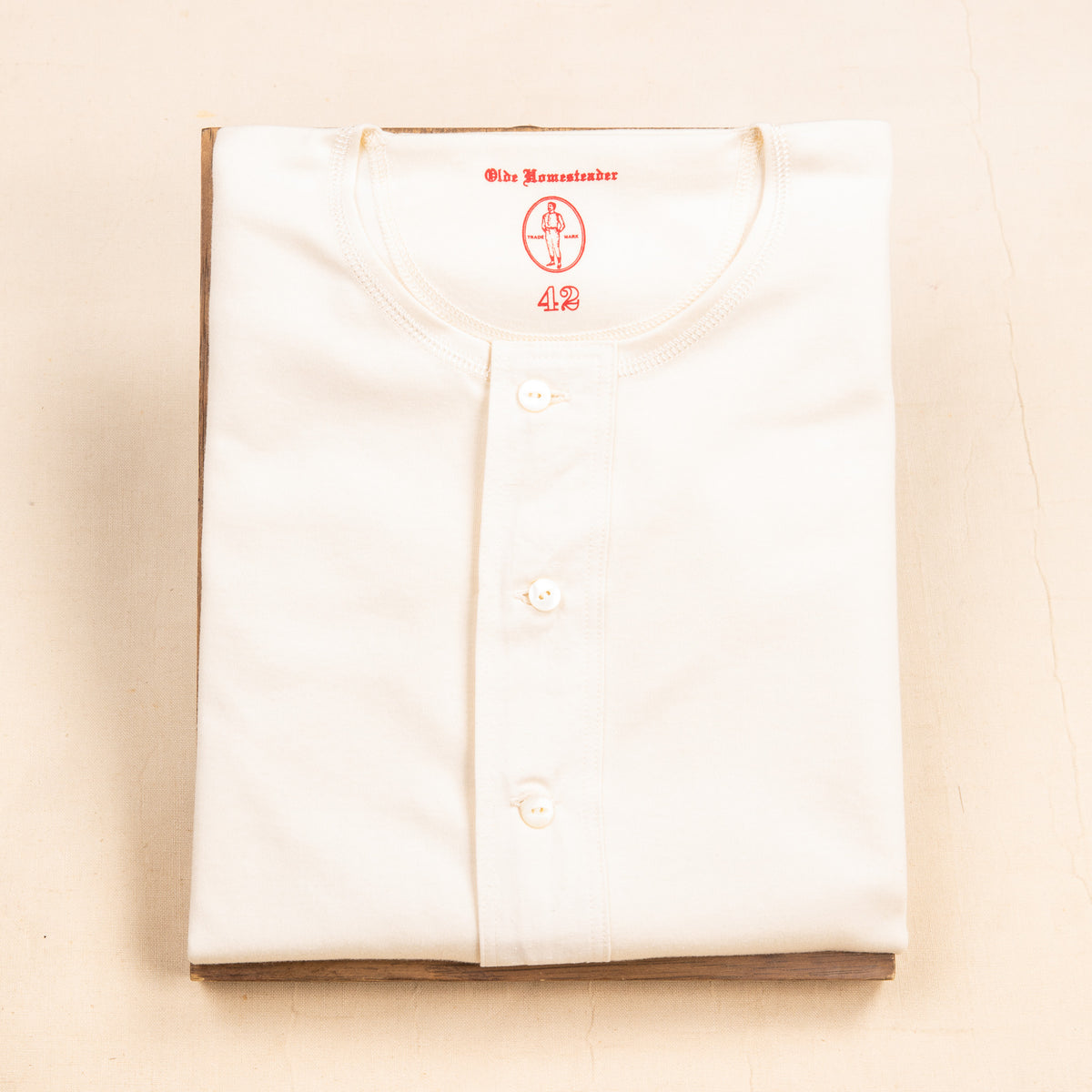 Olde Homesteader “Henley Neck Longsleeve” - Swedenish Army