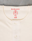 Olde Homesteader for BSC Uniform Henley Neck Short Sleeve Ivory