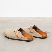 The Real McCoy´s Leather Foot Support Clogs Taupe