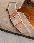 The Real McCoy´s Leather Foot Support Clogs Taupe