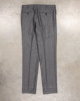 Rota Regular Fit High Rise Pants Lightweight Flannel Grigio Scuro