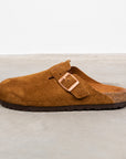 The Real McCoy´s Leather Foot Support Clogs Raw Sienna