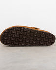 The Real McCoy´s Leather Foot Support Clogs Raw Sienna