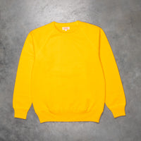 The Real McCoy's Loopwheel Raglan Sleeve 9 Oz Sweatshirt Yellow