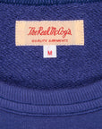 The Real McCoy's loopwheel raglan sleeve sweatshirt MQ Navy