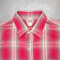 The Real McCoy´s 8HU Ombre Check Summer Flannel Shirt Pink