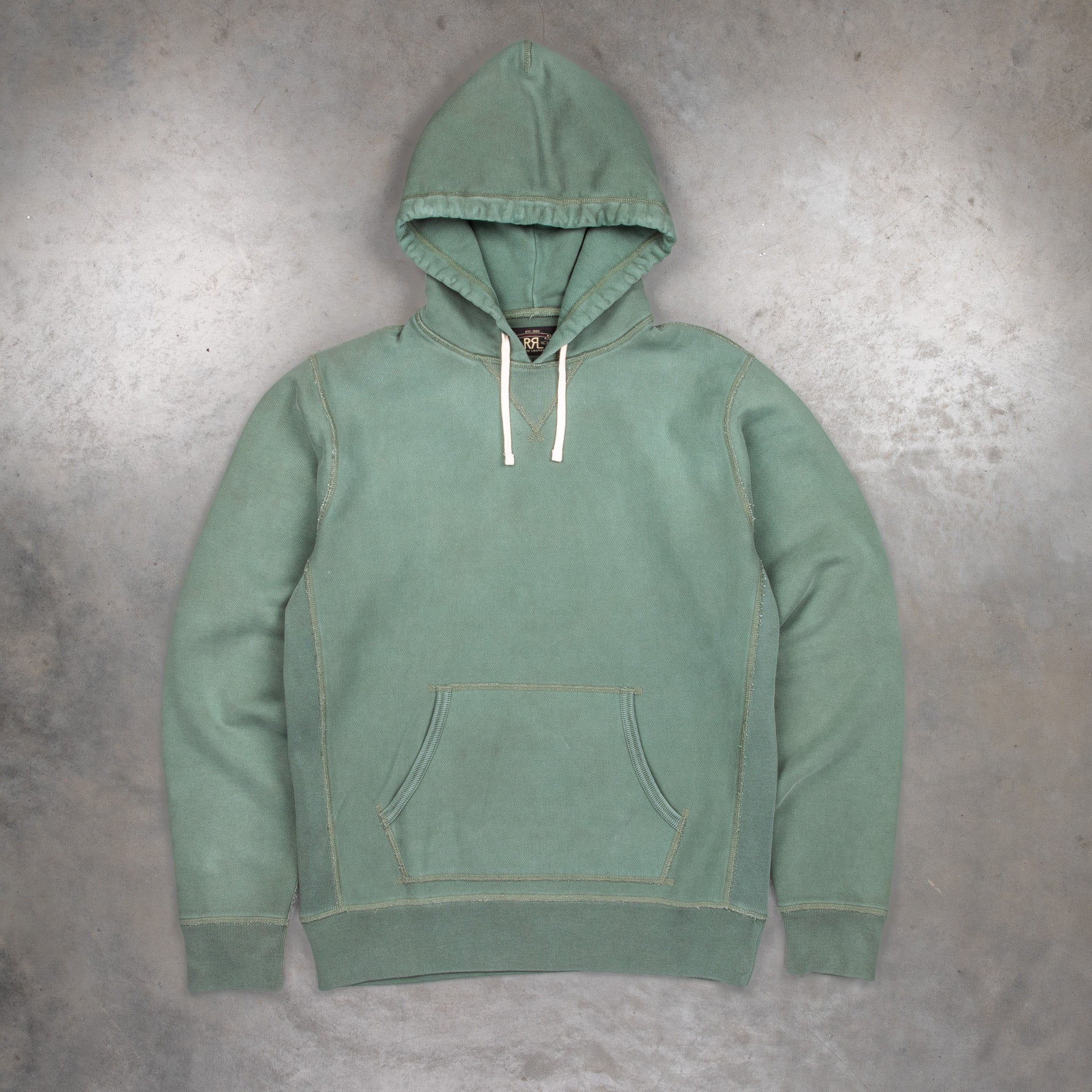 【RRL】PULLOVER HOODIE RRL PO Hoodie Collegiate Green – Frans Boone Store