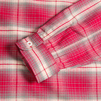 The Real McCoy´s 8HU Ombre Check Summer Flannel Shirt Pink