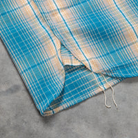 The Real McCoy´s 8HU Ombre Check Summer Flannel Shirt Turquoise