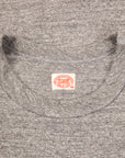 Fullcount Flat Seam Heavyweight Raffy Longsleeve T-Shirt Heather Gray