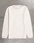 Velva Sheen Longsleeve Pocket T-Shirt Oatmeal