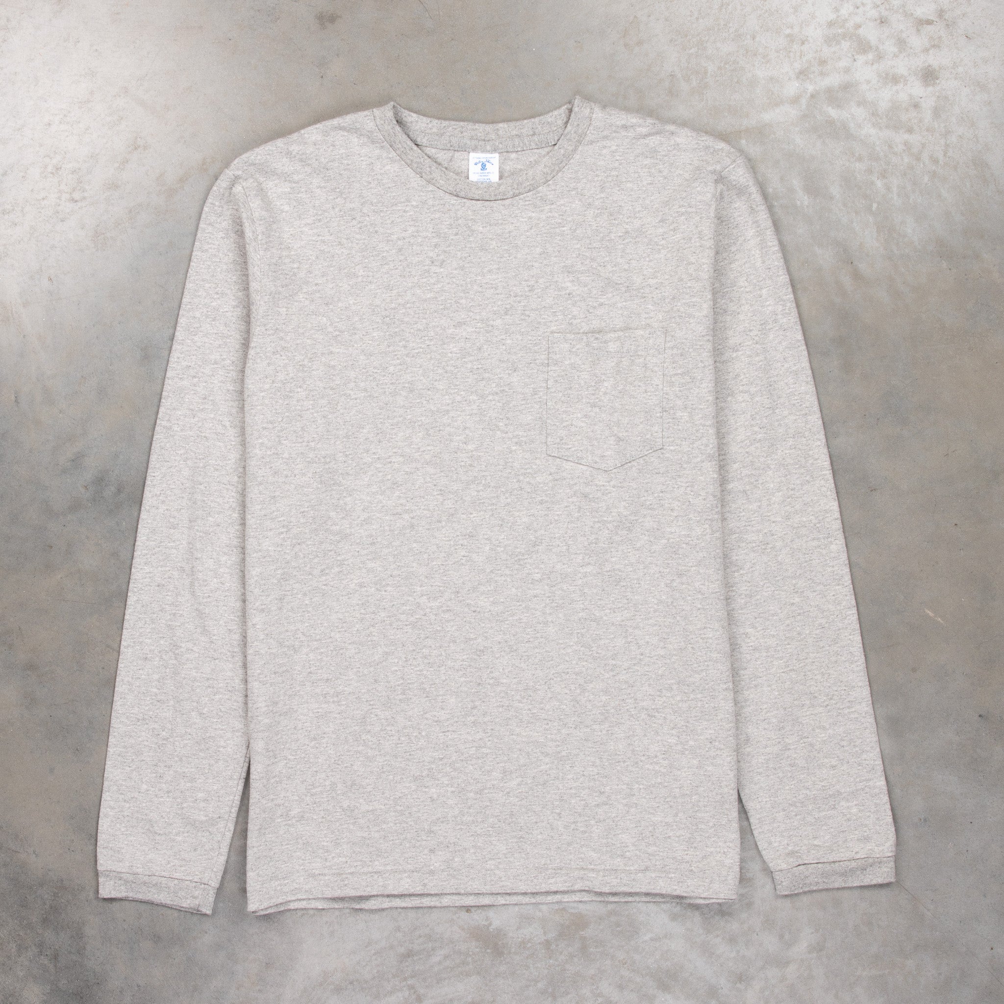 Velva Sheen Longsleeve Pocket Tee Heather Grey – Frans Boone Store