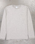 Velva Sheen Longsleeve Pocket Tee Heather Grey