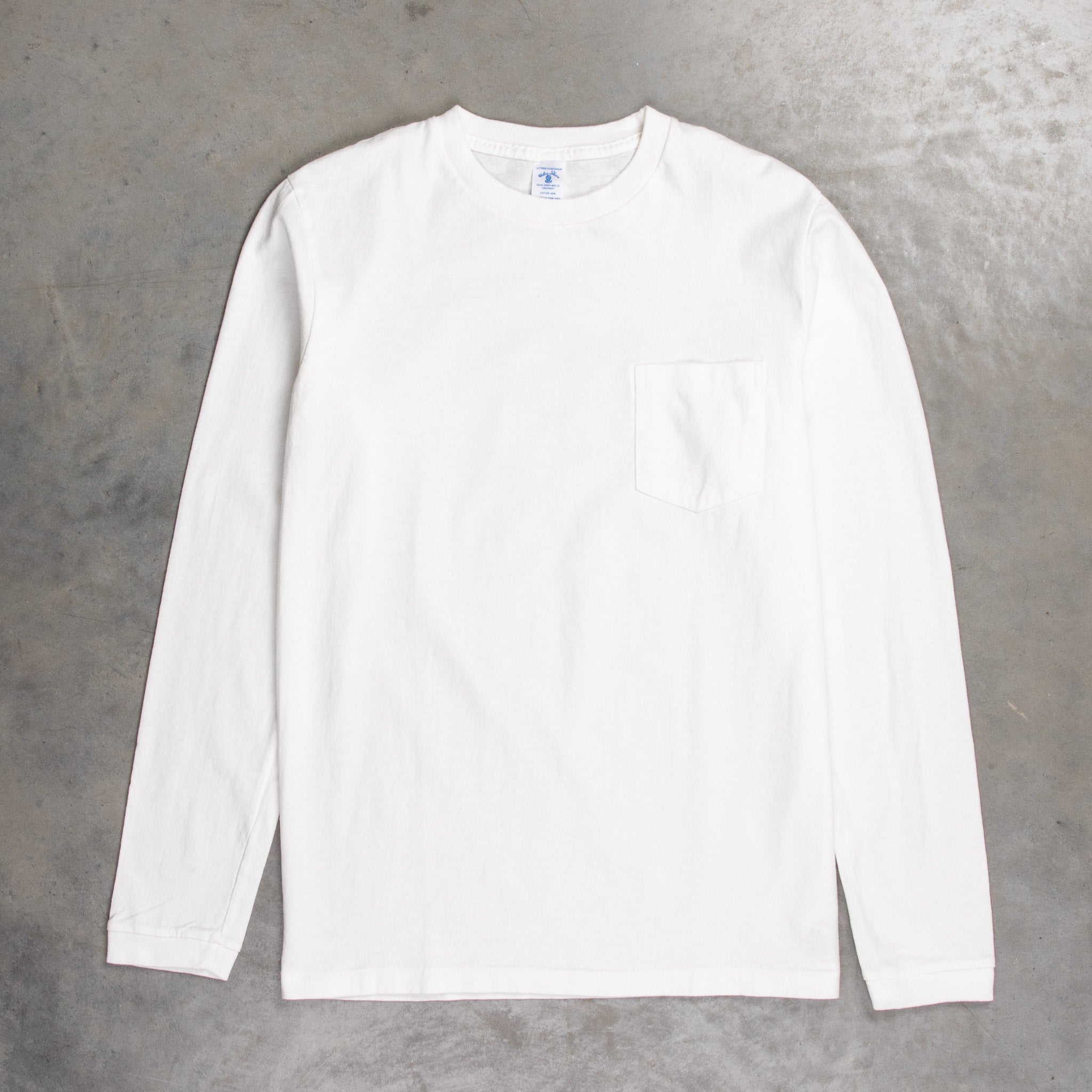 Velva Sheen Longsleeve Pocket Tee White – Frans Boone Store