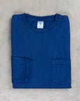 Velva Sheen Longsleeve Pocket Tee Navy