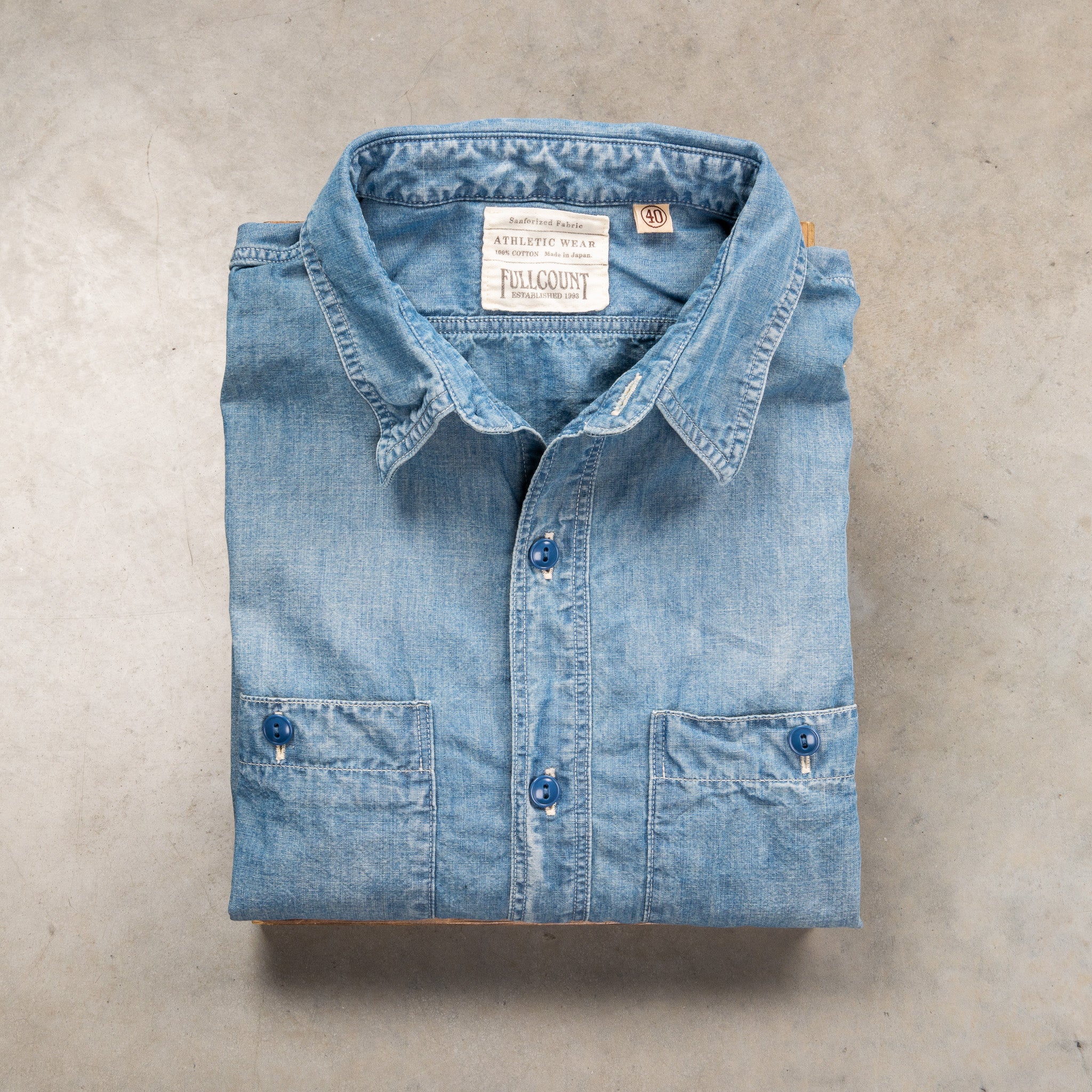 Fullcount 4810HW Chambray Shirt