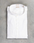 Massimo Alba Kos Grandad Collar Shirt Bianco