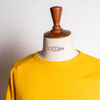 The Real McCoy's Loopwheel Raglan Sleeve 9 Oz Sweatshirt Yellow